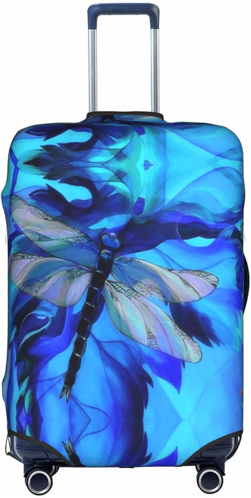 Art Dragonfly Luggage Cover Anti-Scratch Suitcase Protector Fits 18-32 Inch Luggage image number 3