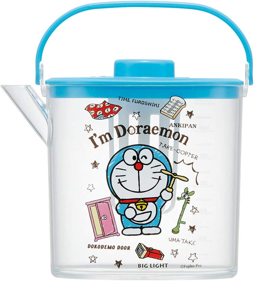 Skater CM10-A My Neighbor Totoro Studio Ghibli Cold Tea Pot with Tea Infuser, Cold Water Bottle, Heat Resistant, Hot Water OK