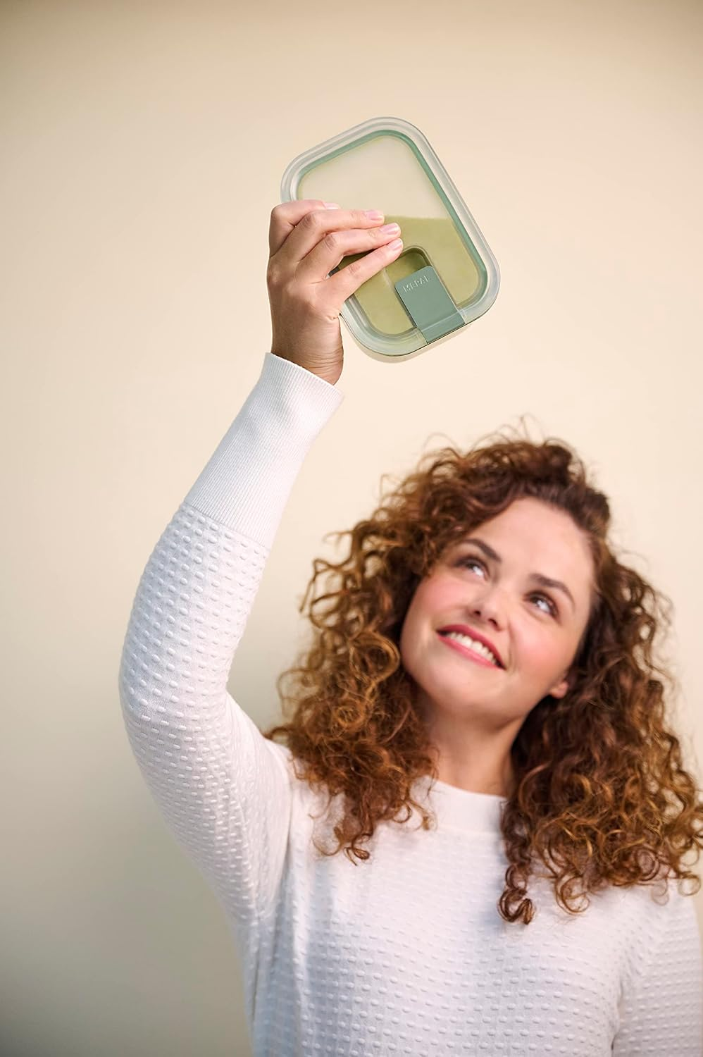 Mepal Easyclip Storage Box Set of 3 (2X450Ml + 1000Ml) &ndash; Nordic White, Bpa-Free Leakproof Food Containers, Microwave Steam Vent Lid, Freezer & Dishwasher Safe, Stackable, Made in Holland