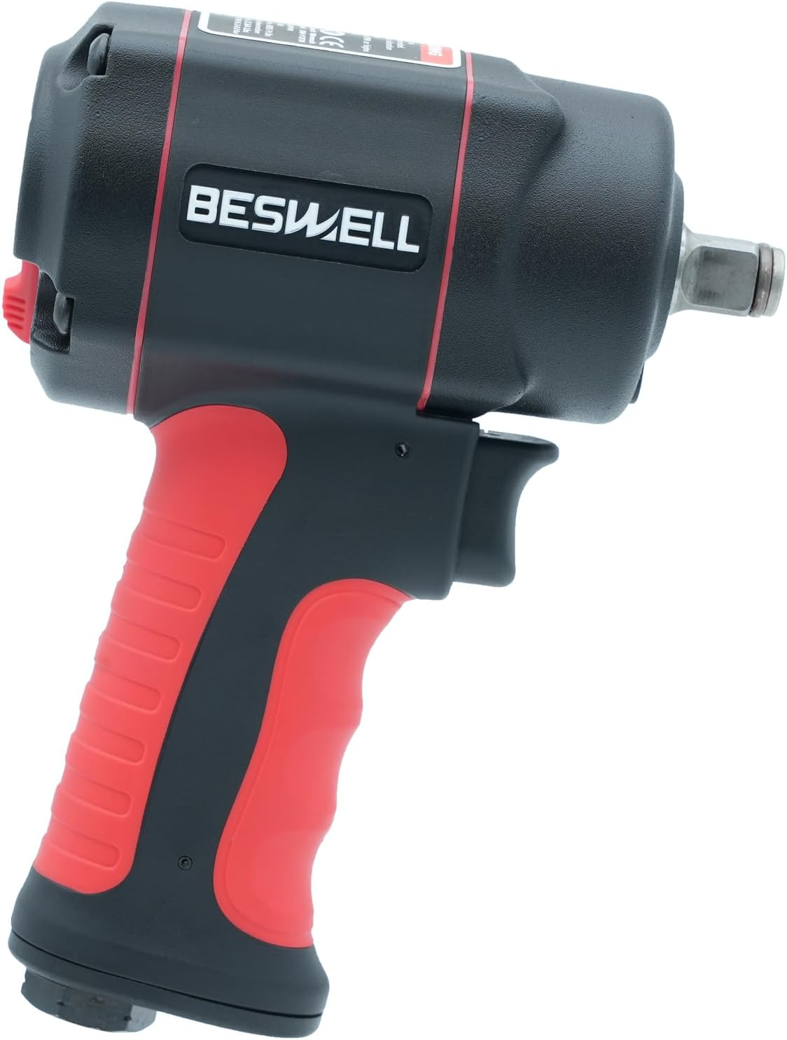 BESWELL-1200 N.M Max Loosen Torque 1/2" Stubby Size Jumbo Hammer Air Impact Wrench-Bw-112B3N image number 6