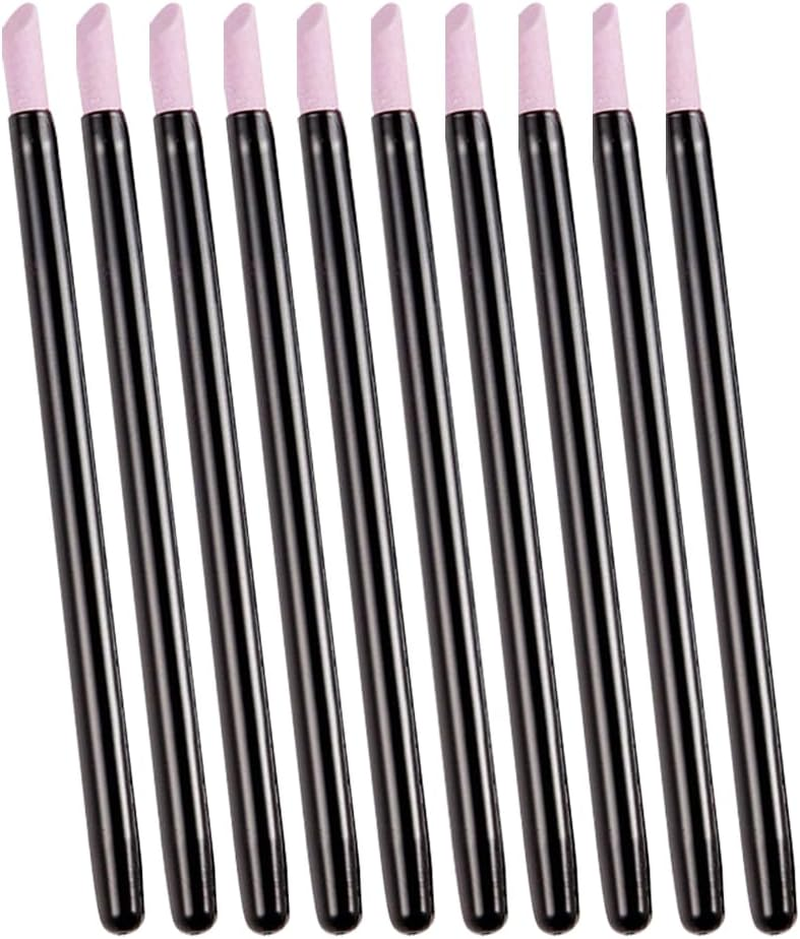 JIHUOO Cuticle File Stone Cuticle Pusher Sticks Nail Care Stone Cuticle Remover Trimmer Nail Polishing Pen Manicure Stick Tools 20Pcs image number 5