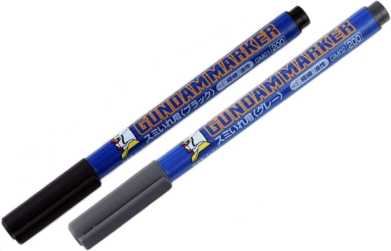 Gundam Gm01 Black Fine Line & Gm02 Gray Fine Line Value Set