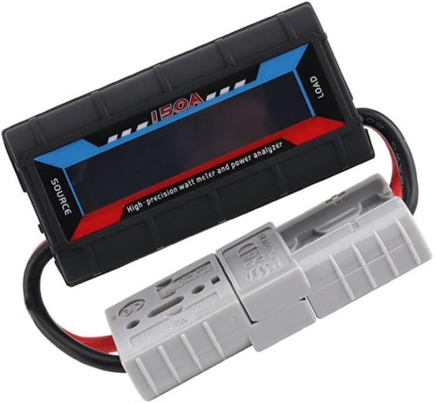 1 Piece 150A LCD Digital Amp Watt Meter Power Analyser Black Plastic Car Accessories Solar Caravan Meter for Plug Tool image number 6