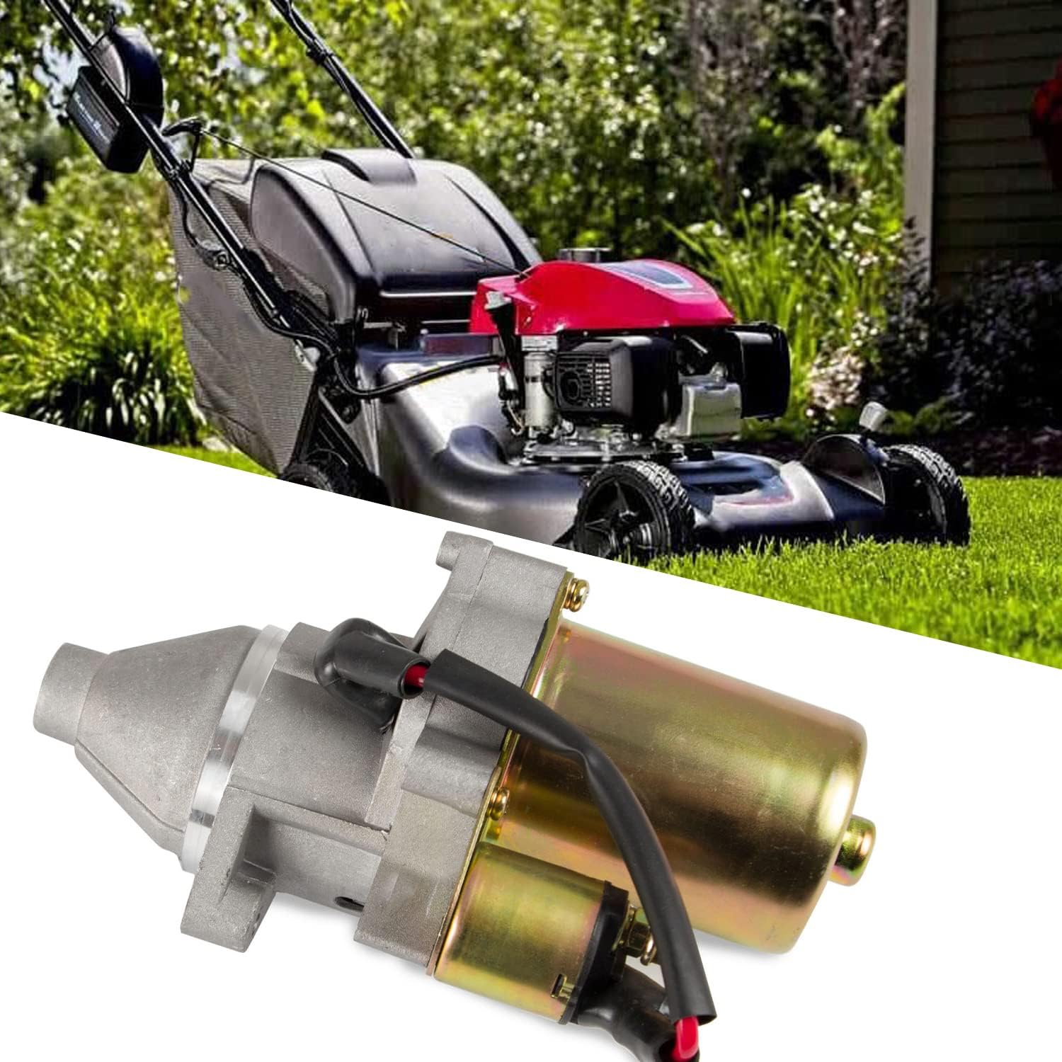 Starter Motor for Afron Allmand Toro,Honda GX340 GX390 GX420 11HP 13HP 16HP EM5000 EM6000 EB6500 Generator Replace Part Number 31210-ZB8-0130, 31210-ZE3-013, 31210-ZE3-023,DB5B6,DB5B8 image number 1