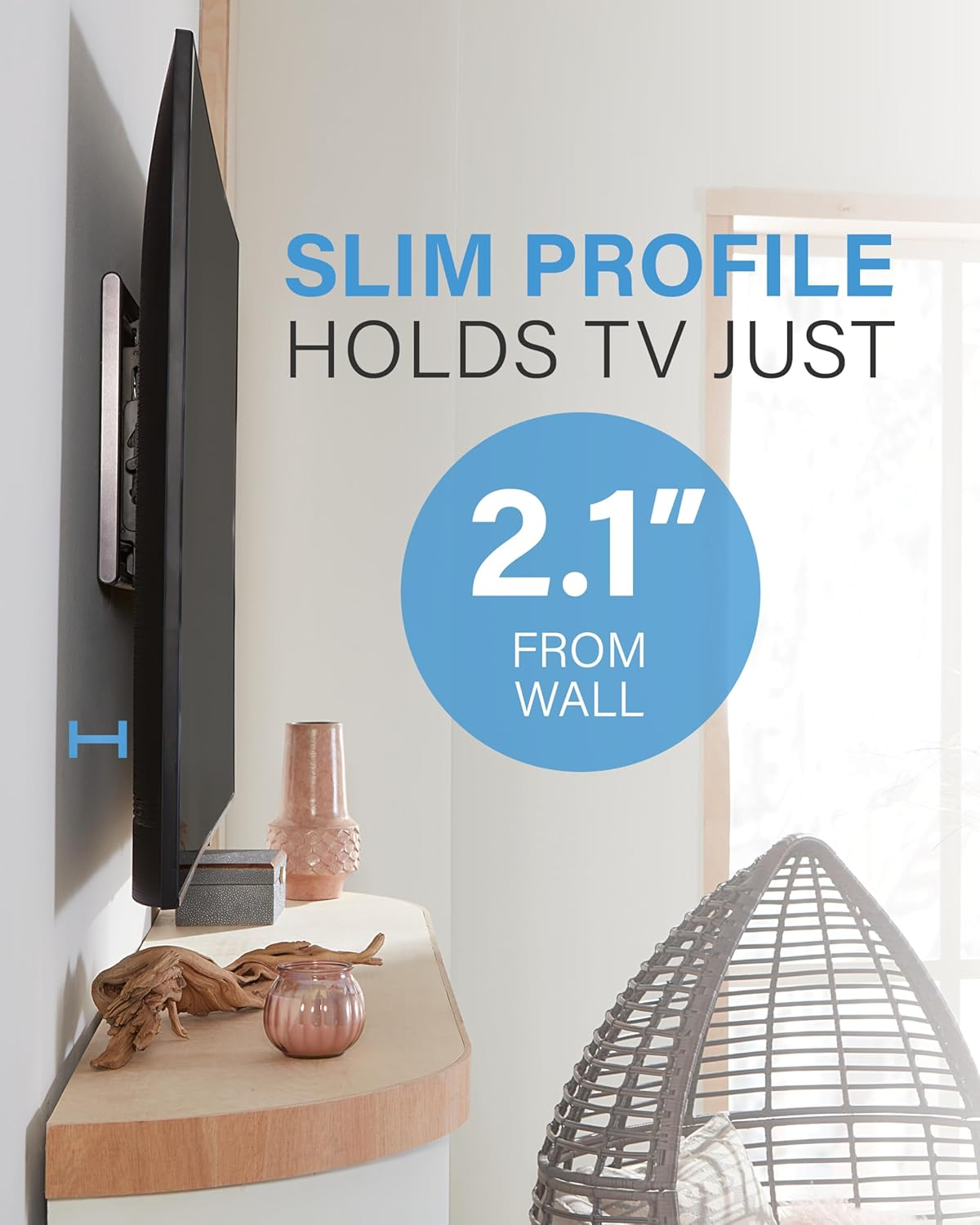 Sanus Advanced Tilt 4D Premium TV Wall Mount Bracket for Most 42"- 90" Flat Screen image number 2