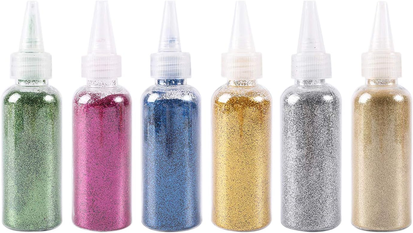 6 Pcs Mica Pigments Colours Particle Pigment Soap Making Colorant Metallic Nail Powders image number 1