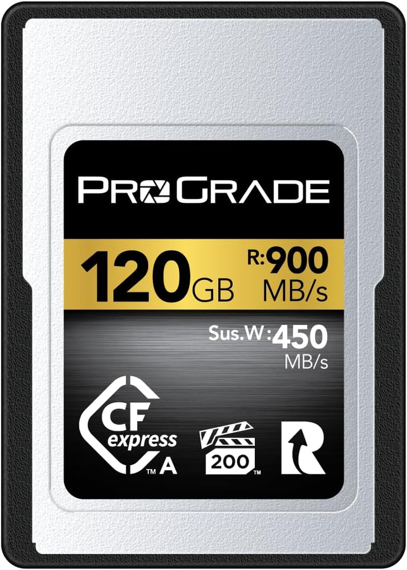 Prograde Digital Cfexpress&trade; 2.0 Type a Memory Card (480GB) Gold image number 5