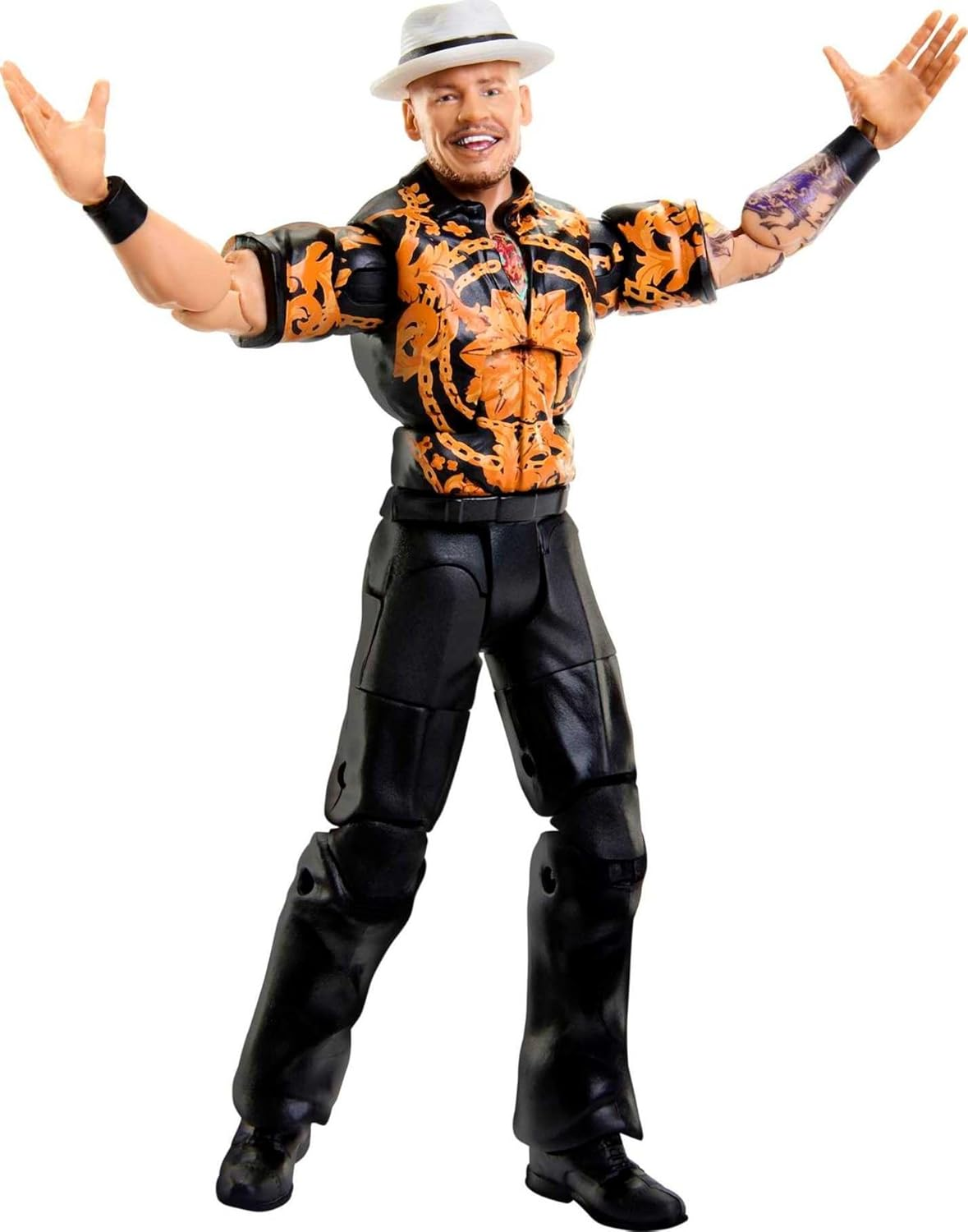 WWE Action Figures, WWE Elite Happy Corbin Figure with Accessories, Collectible Gifts image number 3