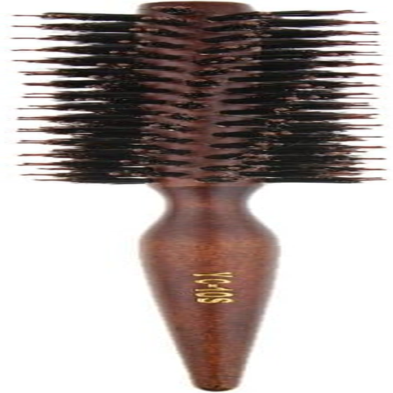 Blesiya Hair Brush round Hair Styling Anti-Static Curly Comb Natural Bristle Wood - 10 Row image number 5