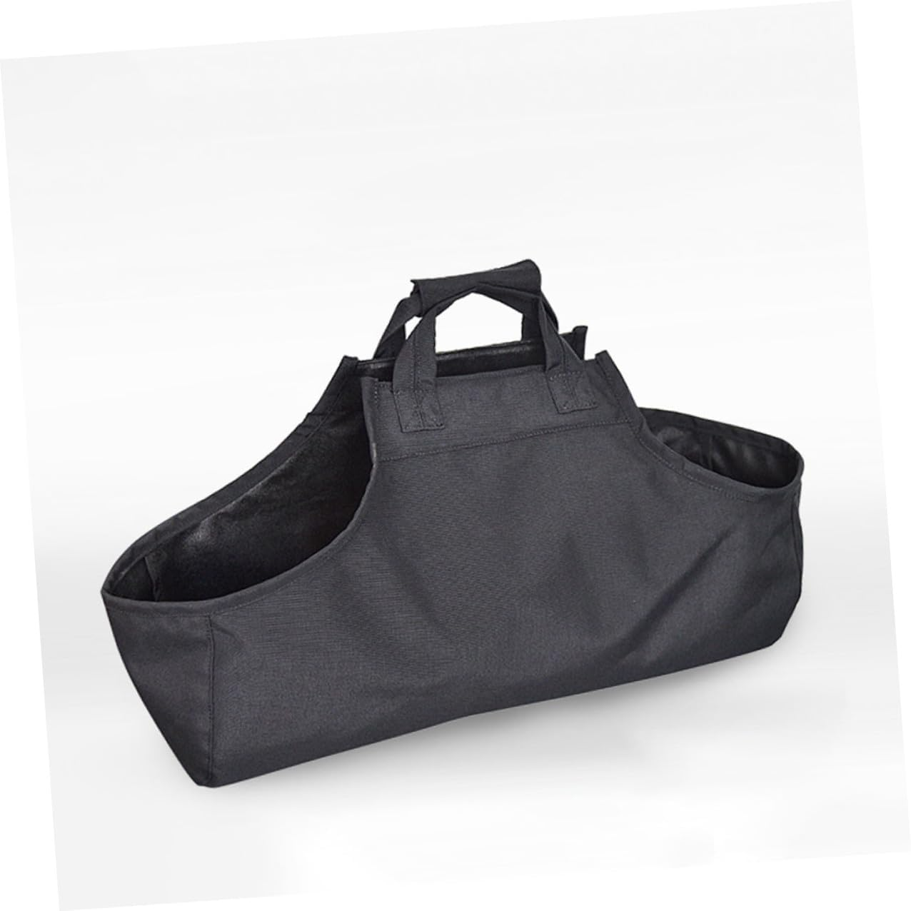 Professional Outdoor Firewood Storage Tote Bag with Hand Strap Heavy-Duty Oxford Cloth Log Carrier for Camping Barbecue and Garden Tools Transport Multipurpose Canvas Pouch For