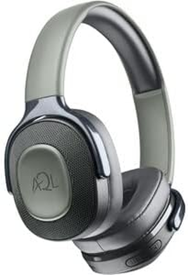 AQL Arkos Universal Bluetooth Headphones with Folding Ear Cups - Built-In Microphone - 300Mah Battery Charging Time 2 Hours - Playtime 25 Hours - Range 10M - Anthracite