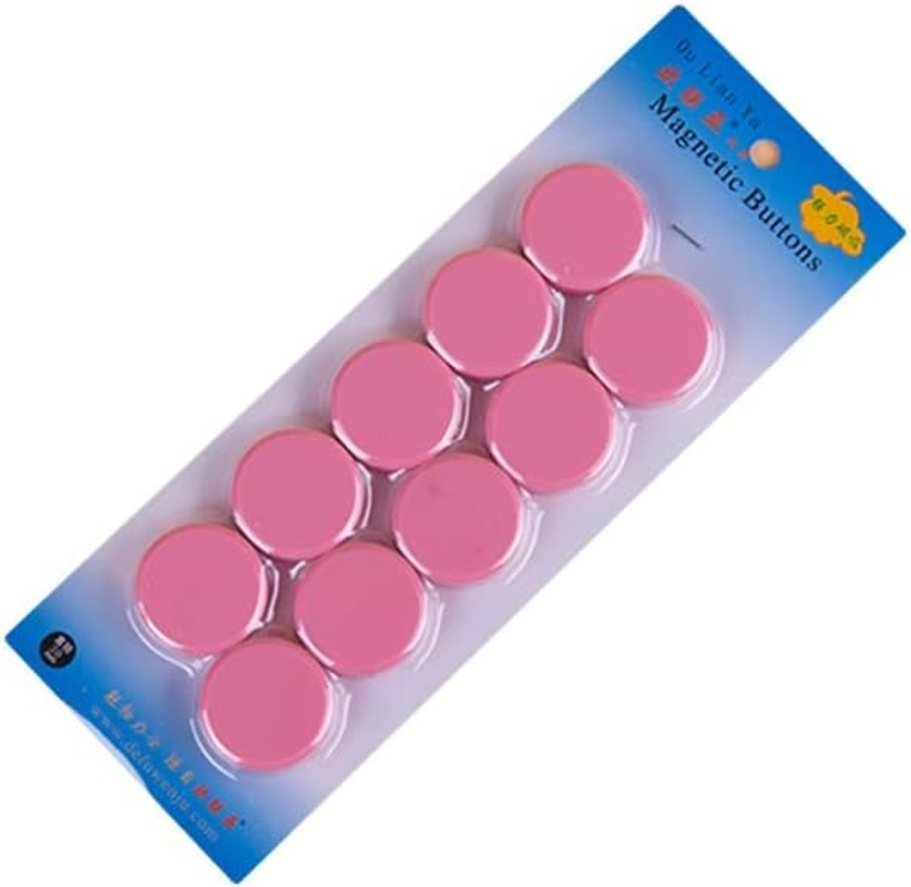 10 Pcs Magnets Whiteboards Strong Magnet Colorful Mini Small Magnets round Craft (Pink) image number 4