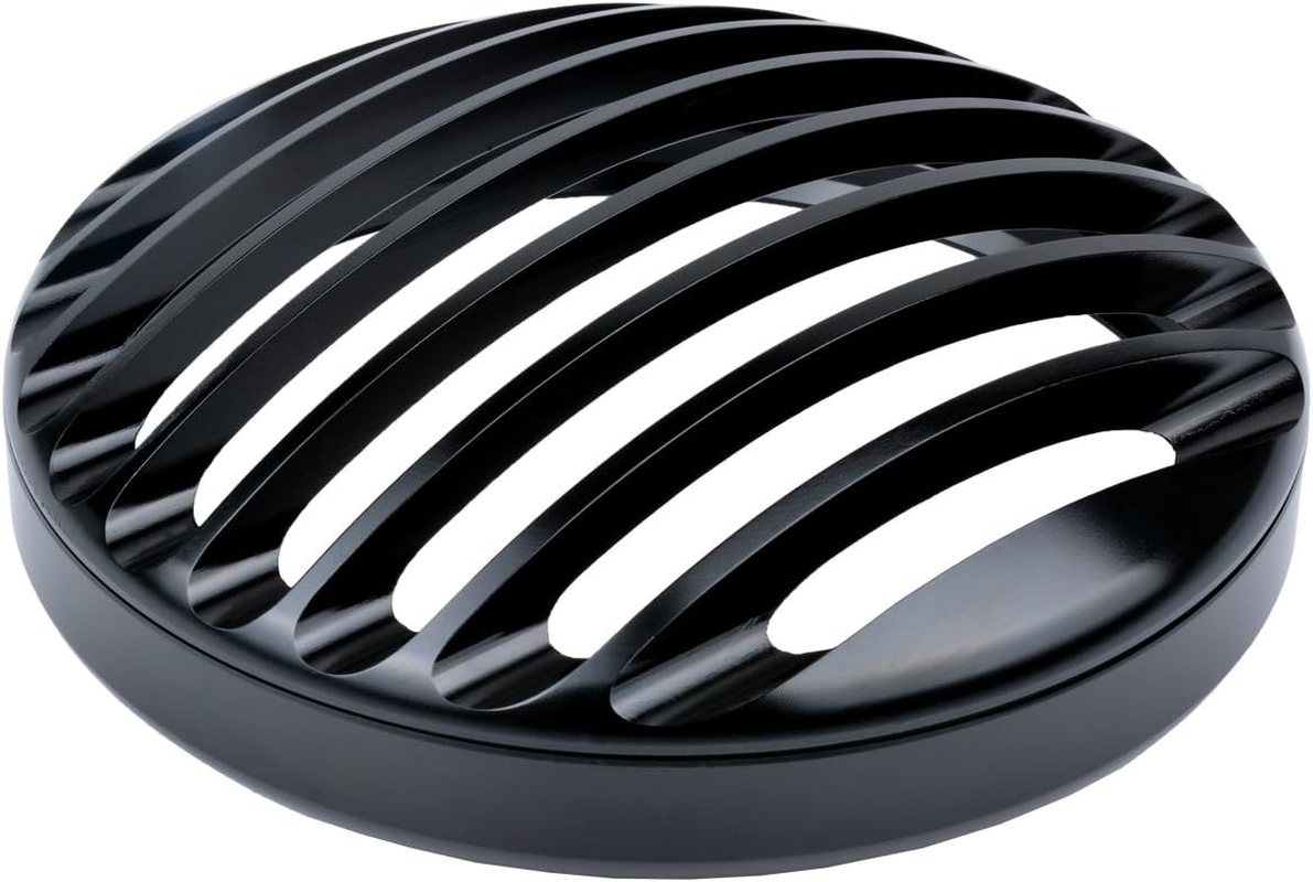 TUINCYN Motorcycle 5 3/4 Inch Headlight Grille Head Lamp Cover Mask for Harley-Davidson Dyna Super Glide Custom FXDC Low Rider Street Bob FXDB Super Glide Wide Glide image number 4