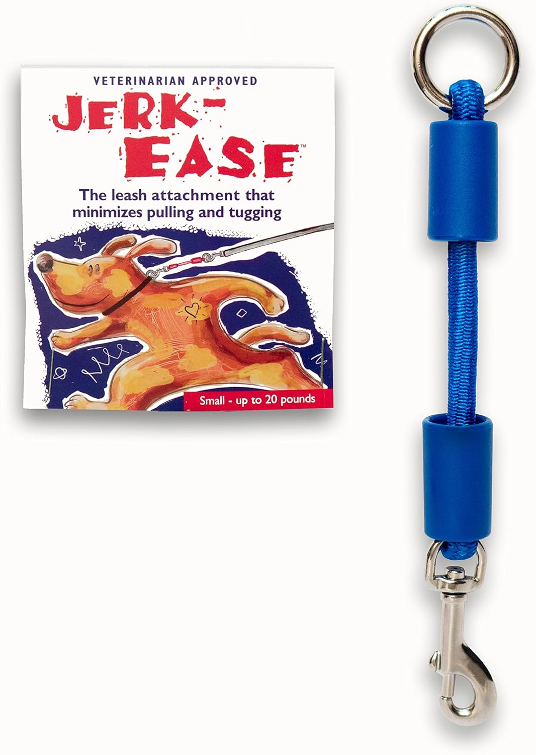 (Medium (Up to 27Kg), Black) - Jerk-Ease Bungee Dog Leash Extension - Patented Shock Absorber Protects You and Your Dog - Works with Any Leash & Collar (Or Harness) - a Must for Retractable Leashes - Click Size/Colour Below