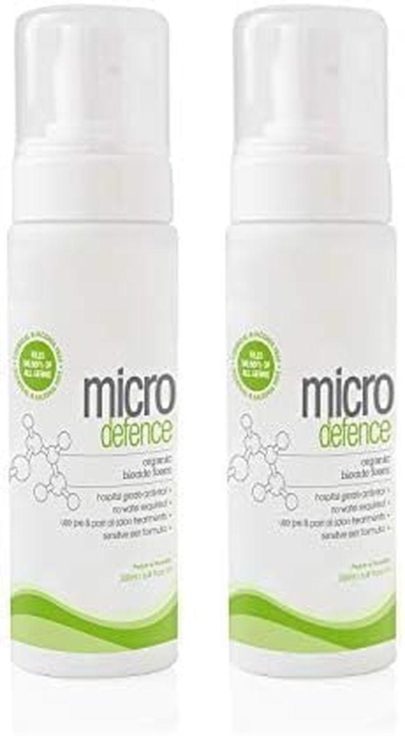 Micro Defence Foam 200ML Sanitiser Alcohol Free (Pack of 2) image number 2