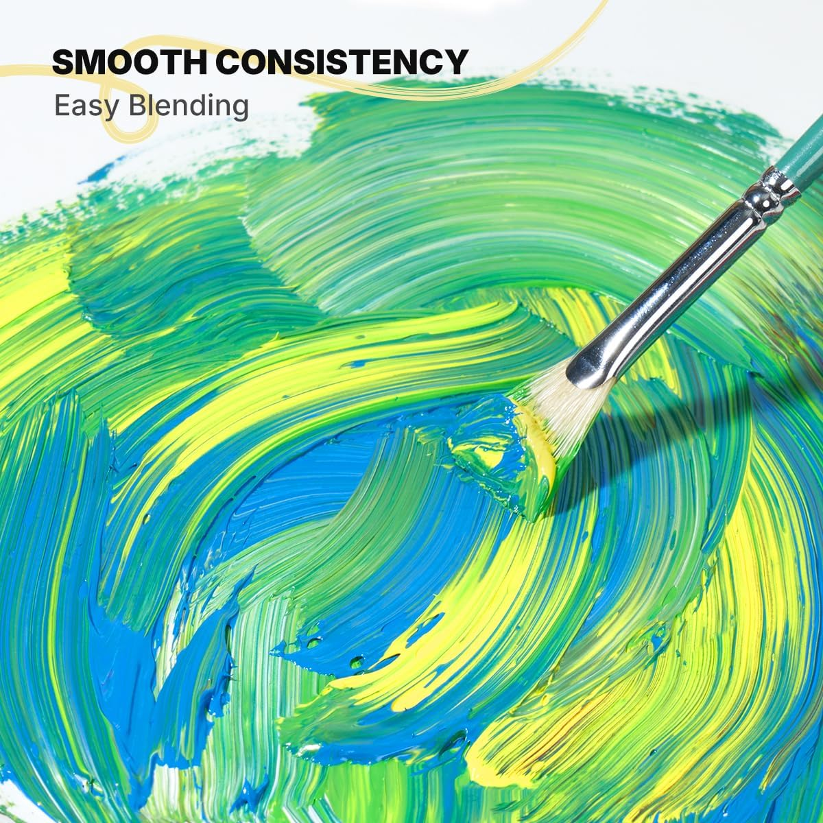 LIGHTWISH Oil Paint,24 X 20 Ml / 0.67 Oz, Vibrant Colors, Non-Toxic Oil Paints for Adult Beginners Professional Canvas Painting image number 2