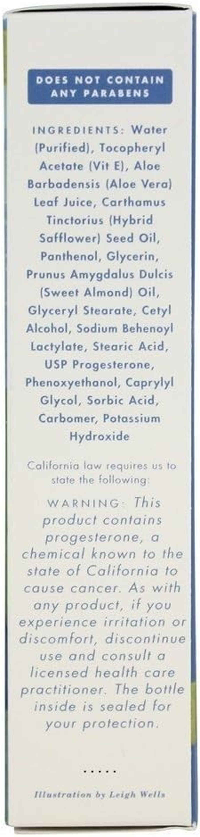 Emerita Pro-Gest Natural Balancing Cream, Fragrance Free (Carton) 4 Oz