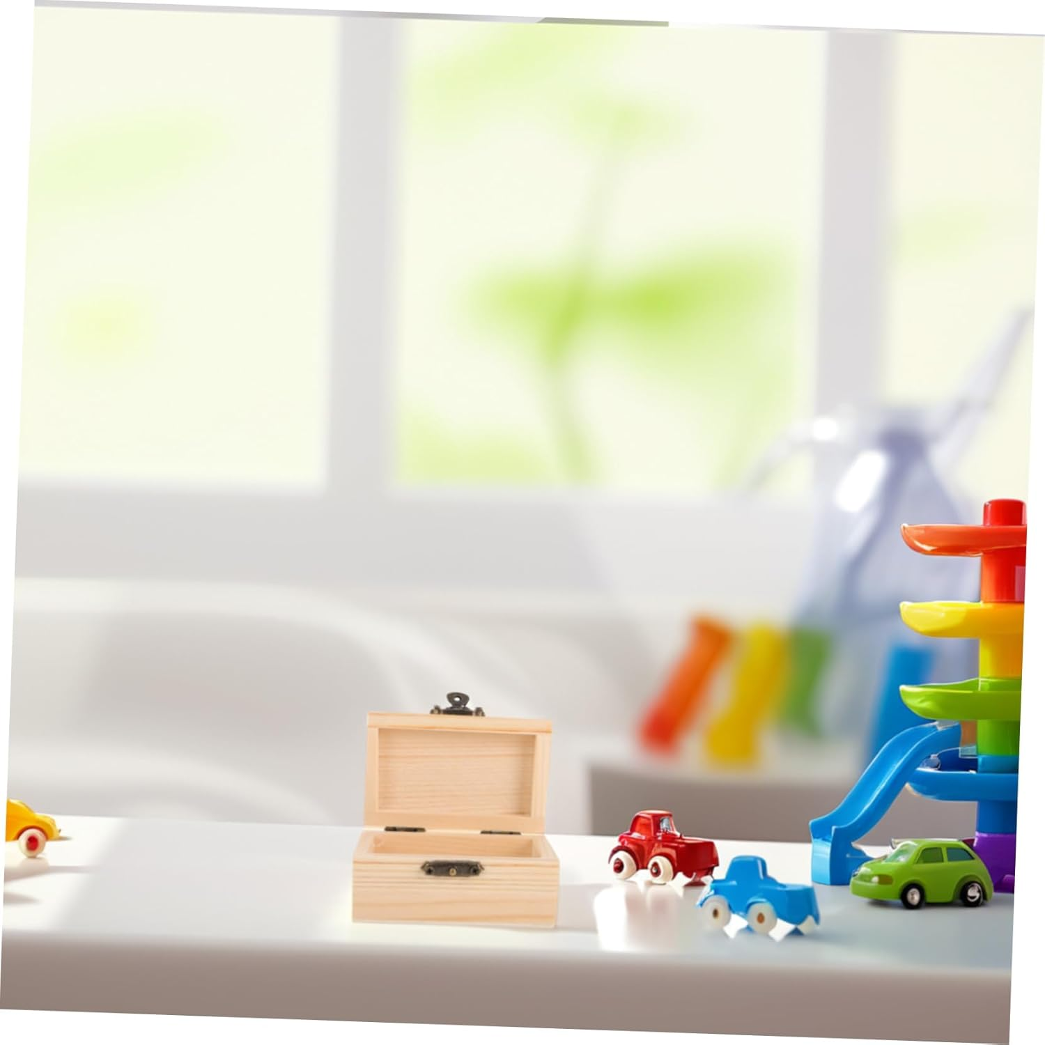 Angoily 12-Piece Mini Wooden Treasure Box Set with Lock DIY Craft Decor Vintage Storage Chest for Jewelry and Keepsakes image number 6