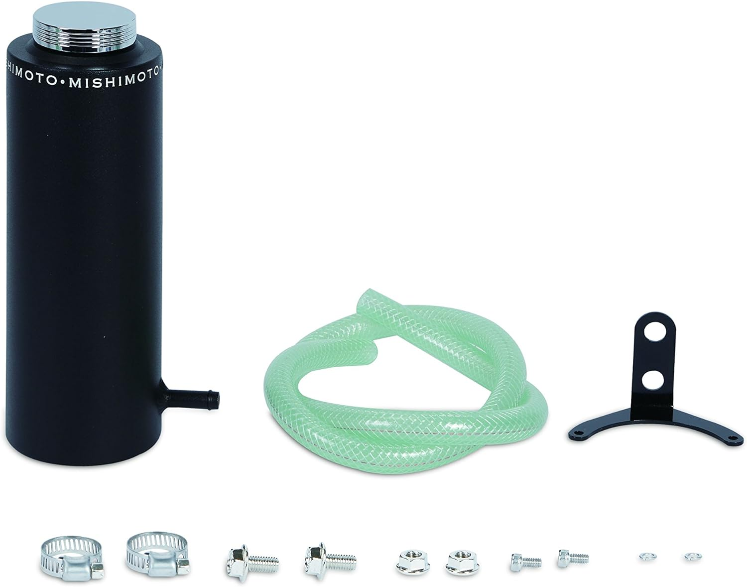 Mishimoto MMRT-CAWBK Aluminium Coolant Reservoir Tank, Wrinkle Black