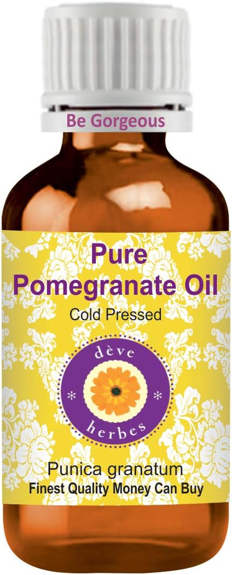 Deve Herbes Pure Pomegranate Oil (Punica Granatum) 100% Natural Therapeutic Grade Cold Pressed 15Ml (0.50 Oz) image number 4