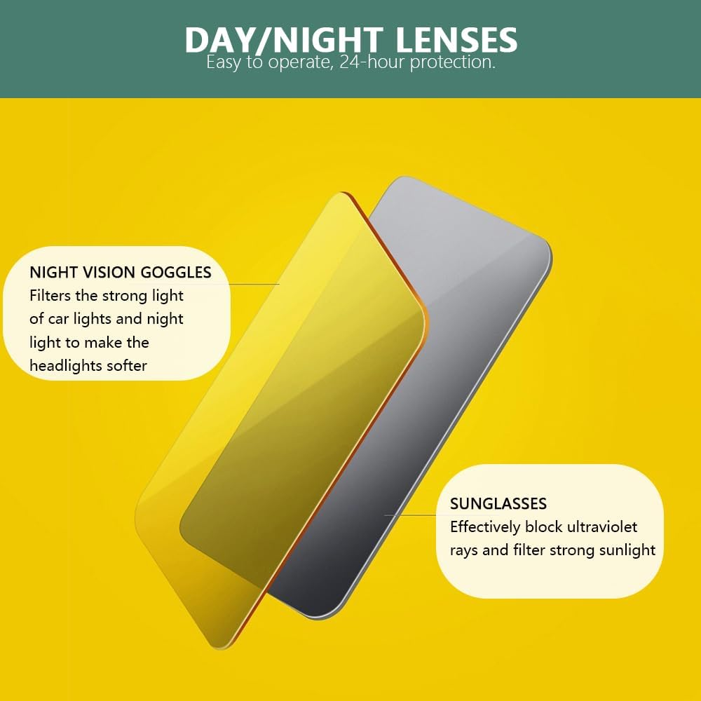 Sun Visor Extender for Car &ndash; Universal Anti-Glare Polarized Visor Extension, Adjustable Sun Blocker for UV & Glare Protection, Easy to Install for Safe Driving image number 1