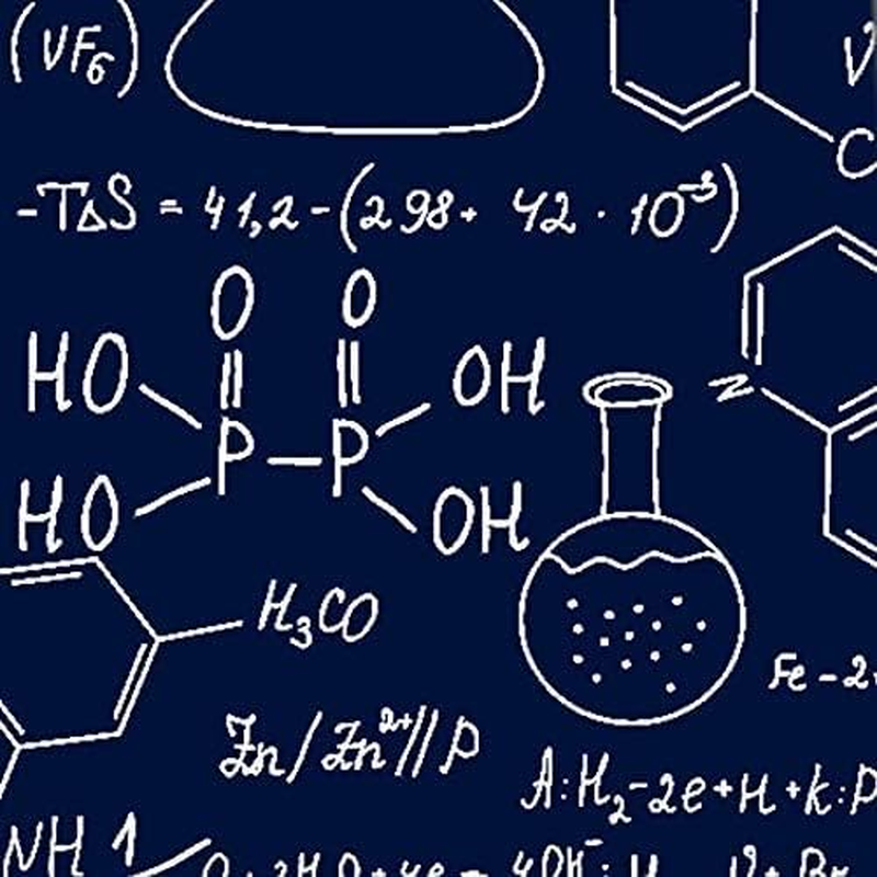 Three Rooker Science Ties Mens Chemistry Equations Necktie - Green Background image number 3