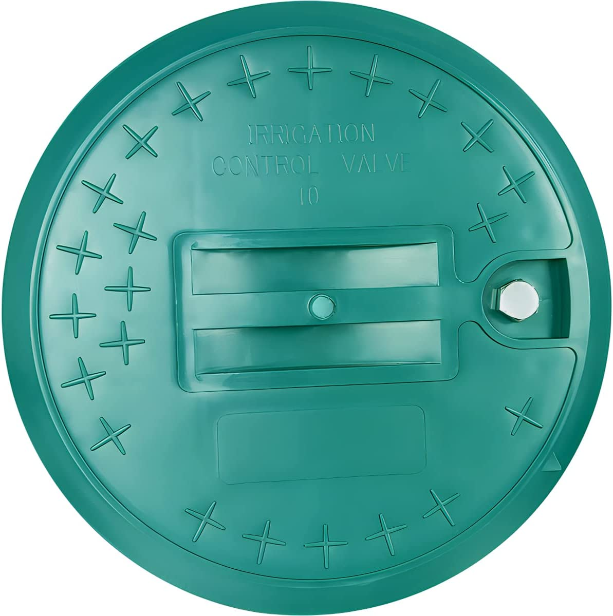 2 Pcs Sprinkler Valve Box Cover Valve Box Cover Lid Replacement for Circular Sprinkler System Irrigation Control Valve Inner Diameter 5.5-Inch