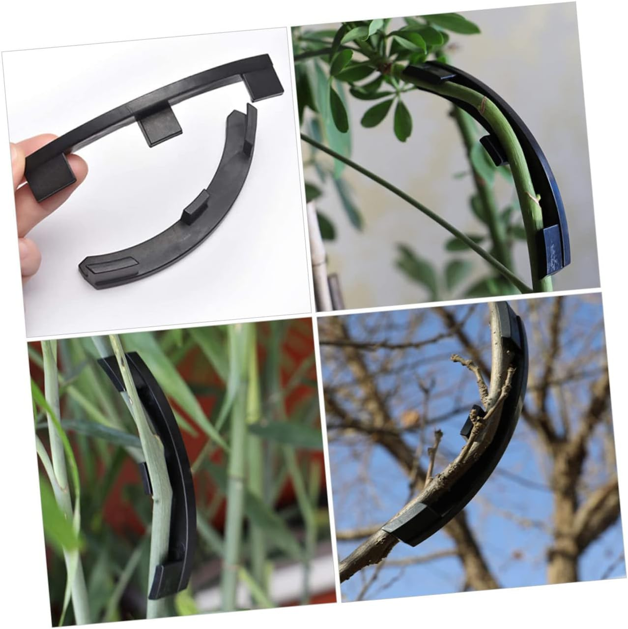 KONTONTY 20Pcs Branch Bending Shaper Plastic Plant Clips Gardening Clamps for Fruit Trees Flower Staking Easy to Use image number 3