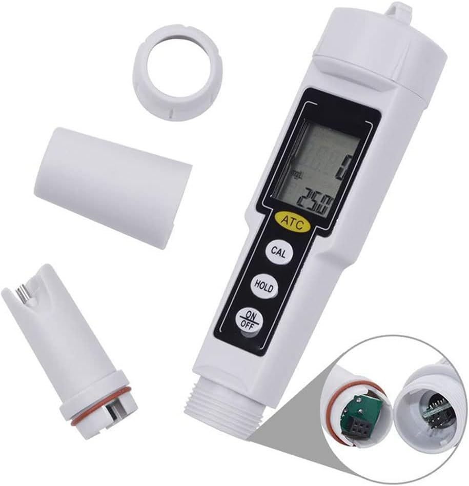 PPM Temperature Waterproof Salinity Tester Meter Pen-Type Digital for Salt Water Pool Aquariums with Temperature image number 3