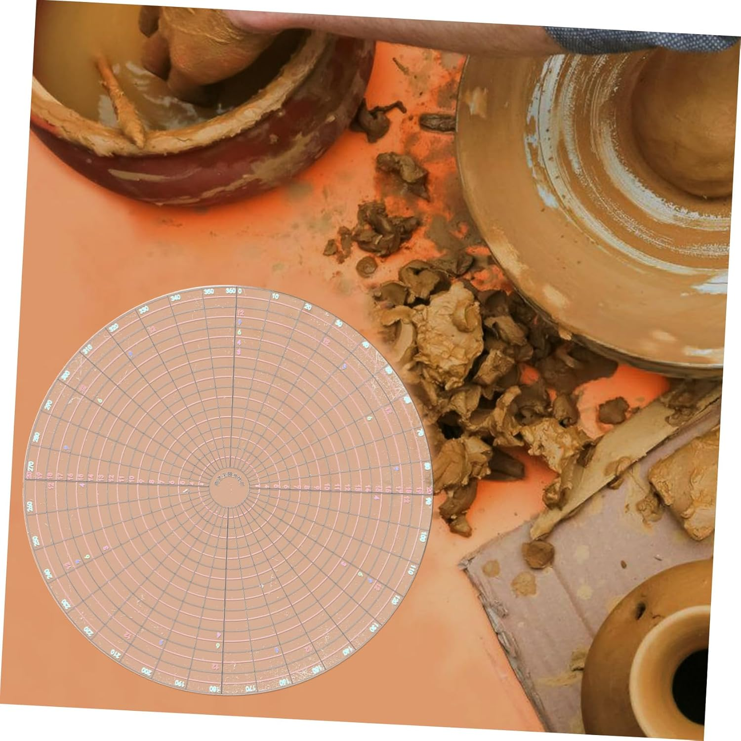 Ceramic Painting Tools Pottery Supplies Divider Ruler Circle Center and Trimming Tools for Clay Artists image number 4