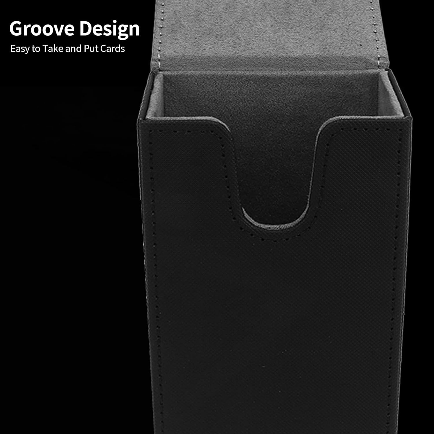 Tarot Card Case, Imported Fleece Tarot Storage Box Moon Patten PU Leather for Card Collection image number 5