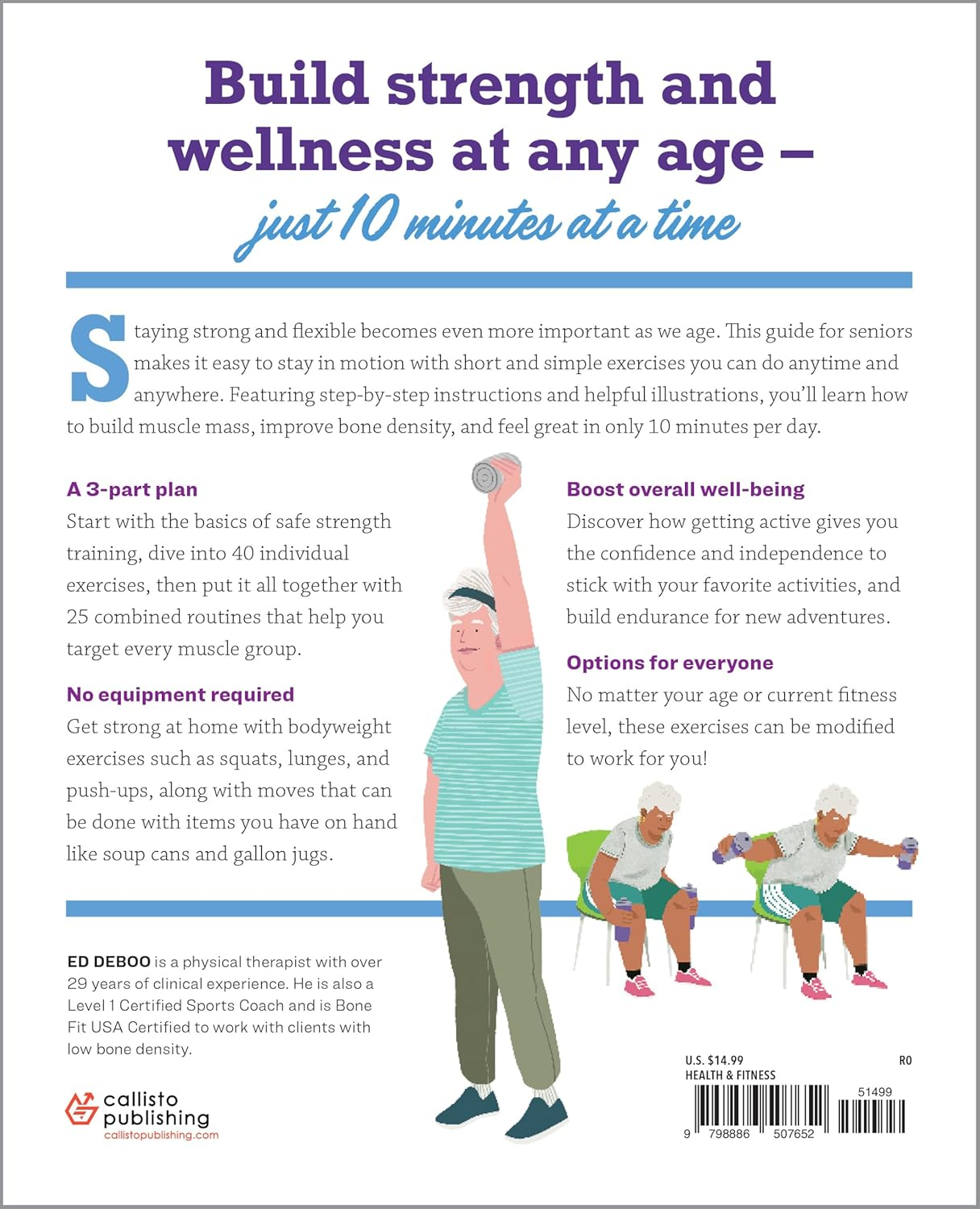 10-Minute Strength Training Exercises for Seniors: Exercises and Routines to Build Muscle, Balance, and Stamina image number 4
