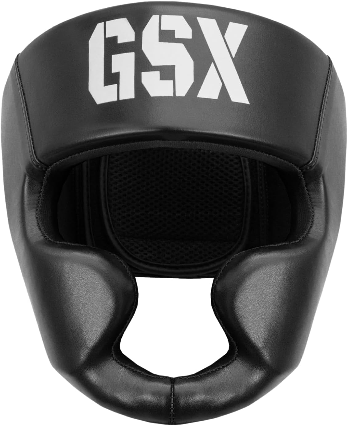 GSX Boxing Headguard Premium Faux Leather Headgear for Boxing, MMA, Kickboxing, and Martial Arts Adjustable Head Safety Redefined &ndash; Confidence in Every Move
