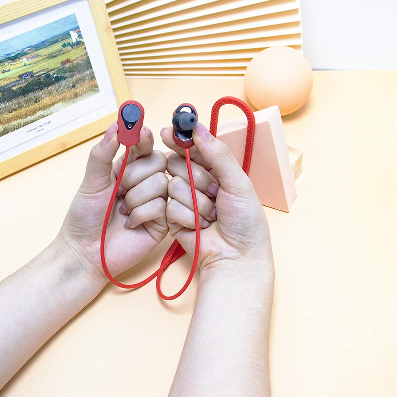 Anti-Lost Strap Hanging Neck Rope Soft Silicone String Headset Waterproof Sports Accessories WF-1000XM3 image number 6