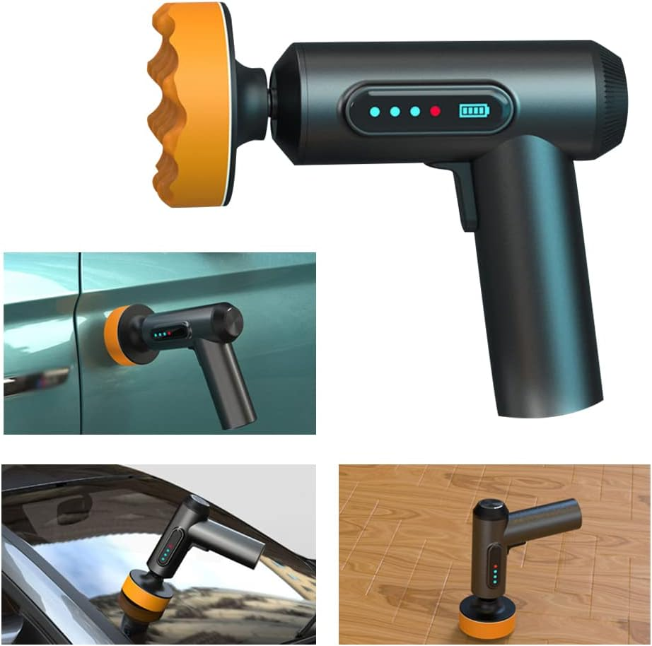 20000RPM Handheld Portable Cordless Car Polishing Machine Electric Car Polisher Multi-Function Scratch S Polishing Machine with 3 Polishing Pads image number 1