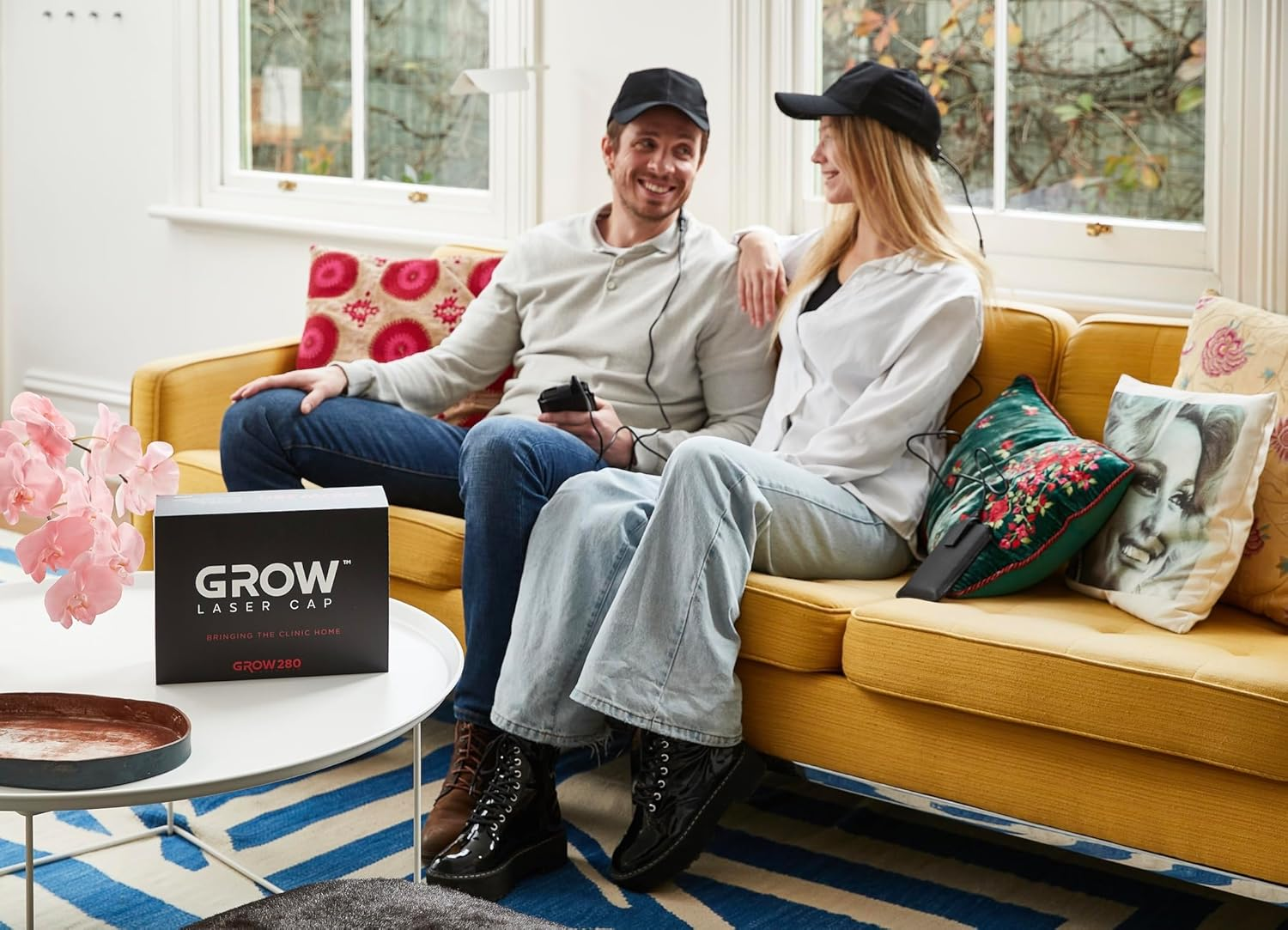 Grow Laser Cap Proflex 302 Medical Grade Laser Diodes for Hair Regrowth Men and Women, FDA Cleared, At-Home Hair Loss Regrowth Device, Low Level Laser Therapy (LLLT) image number 4