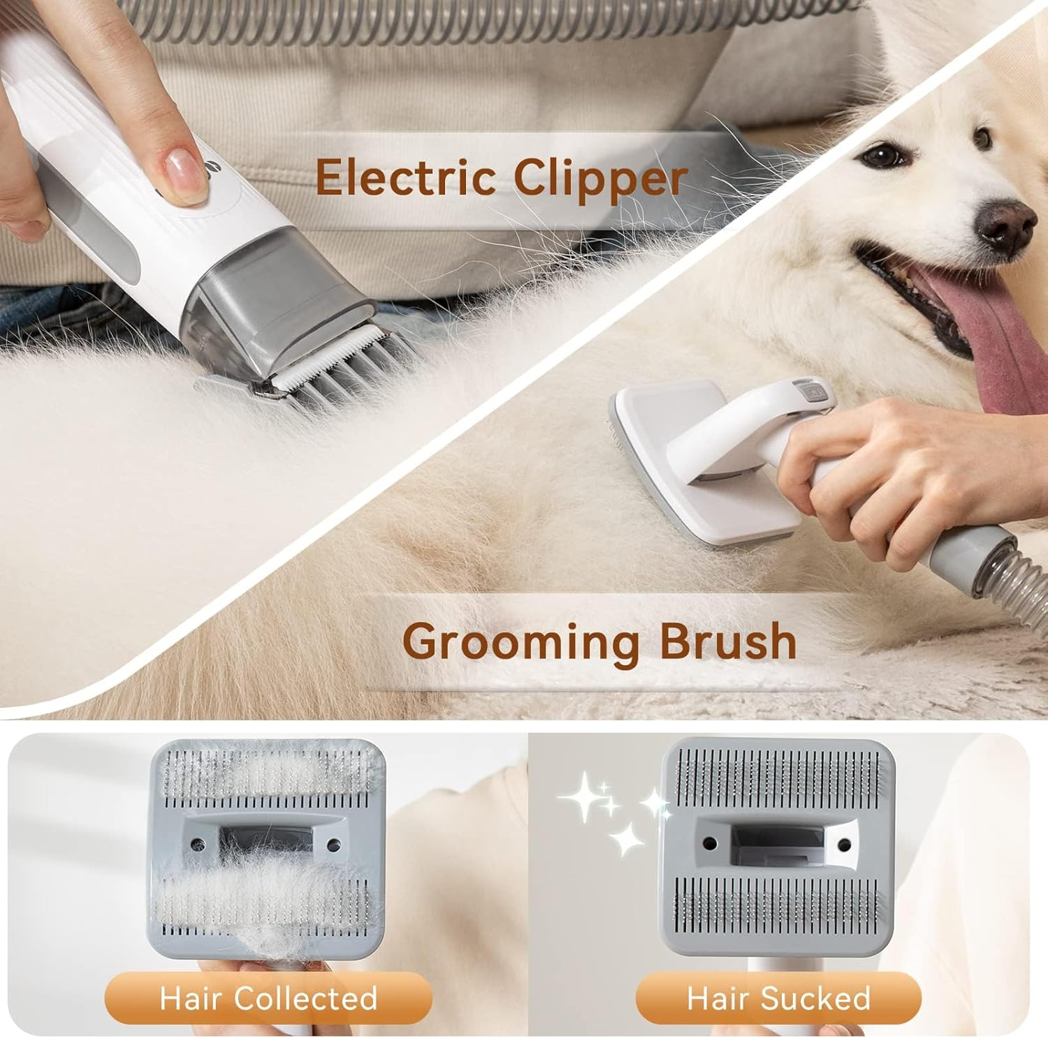 Afloia Dog Clippers Professional Clippers Dog Cat Pet Hair Trimmer Electric Pet Trimmer Cordless Hair Trimmer Rechargeable