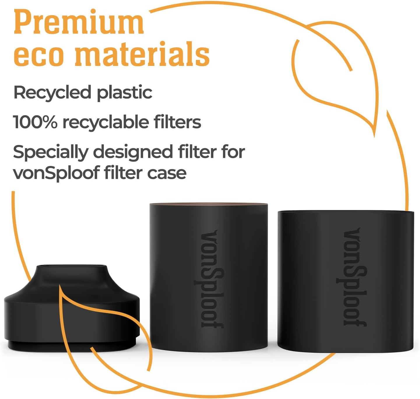 Vonsploof Personal Smoke Air Filter to Trap Smoke & Odor - Eliminate Sm0Ke for Buddy with Sploof Vaporizer I Easy to Use & Long Lasting Replacement Filter up to 3 X 500 Uses I Personal Air Purifier image number 3