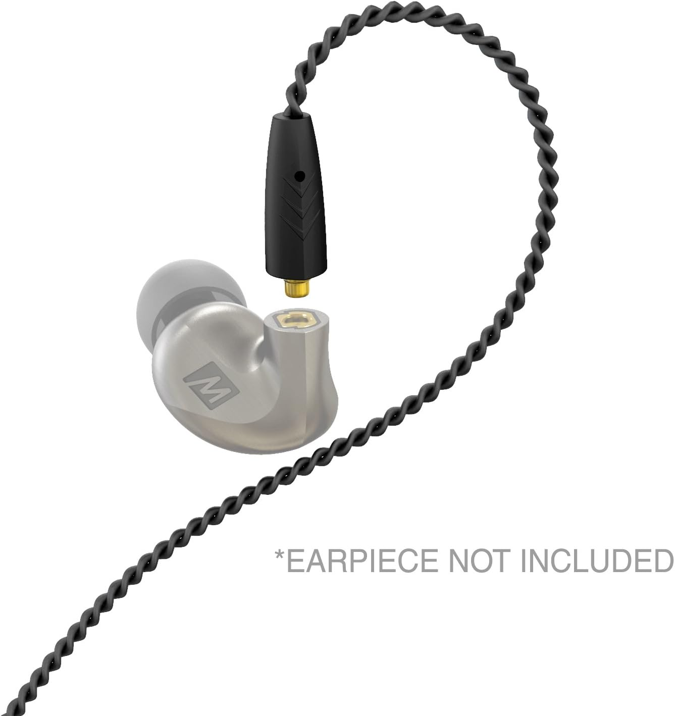 MEE Audio MMCX Replacement Stereo Cable for Pinnacle P1 In-Ear Headphones (Black) (New Version) image number 4