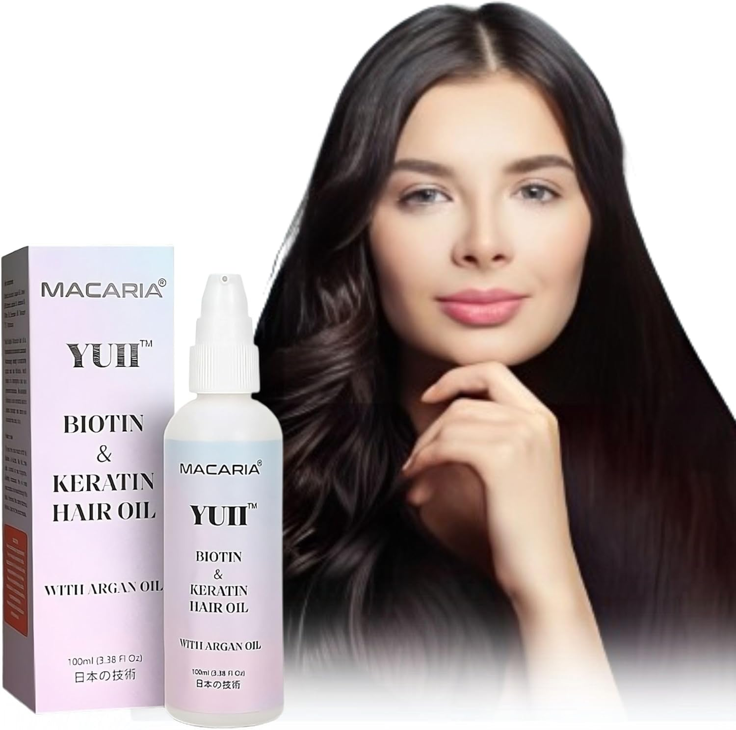 YUII Biotin Hair Oil with Argan Oil for Fast Growth Hair image number 6