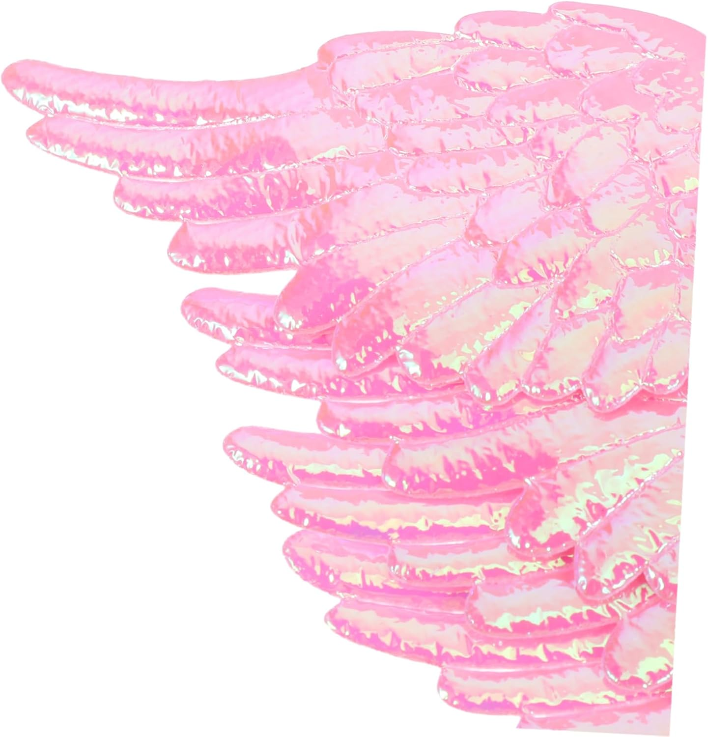 Gadpiparty 12PCS Angel Wing Embellishments Mini Wings for Ornaments Glitter Wings Patches for Clothes Applique Craft Small Applique Embroidery Wing Crafts Accessories Girl Cosplay image number 5