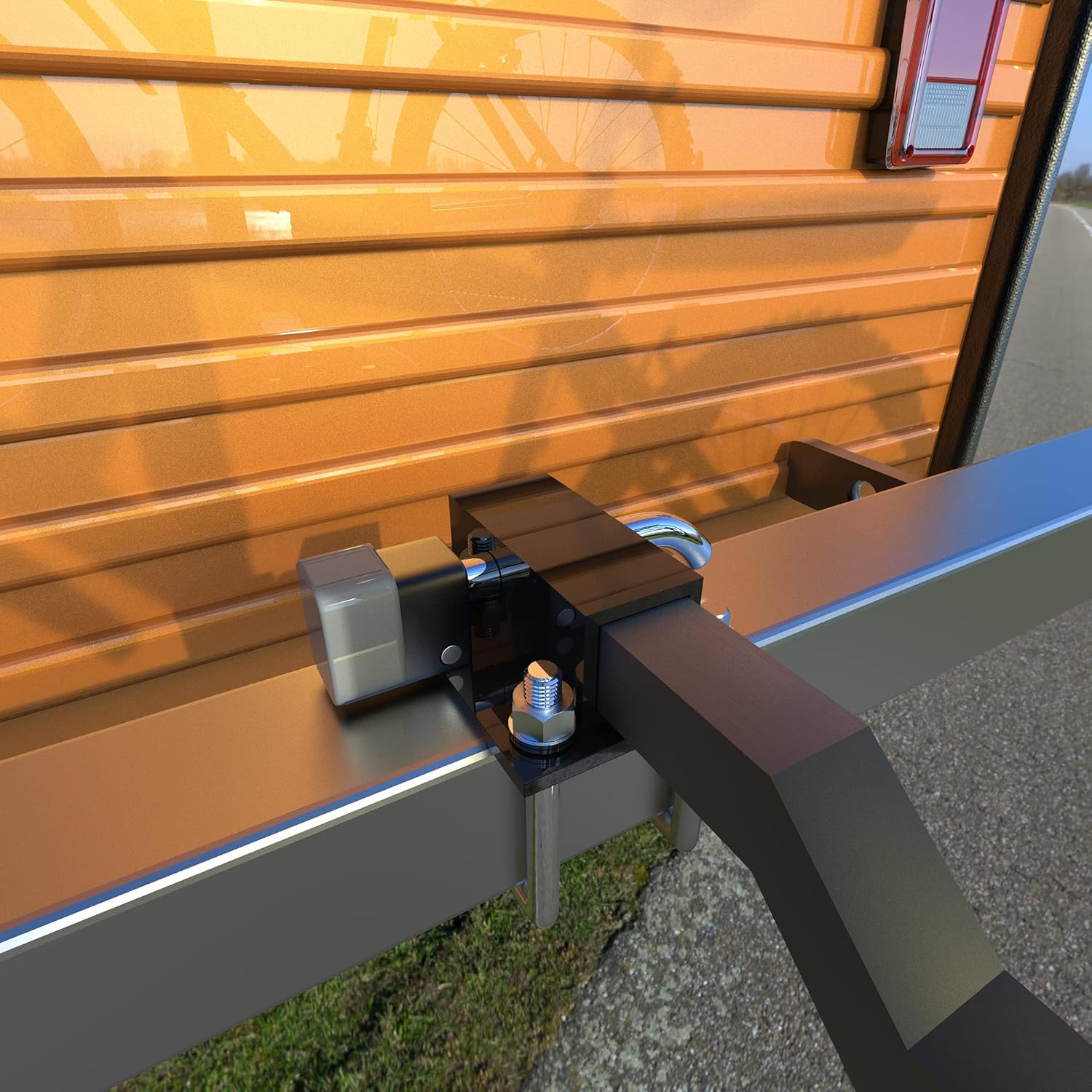 Oxgord Hitch Pin Lock Receiver Swivel Head with Adaptor Class 2 and Class 3 image number 1