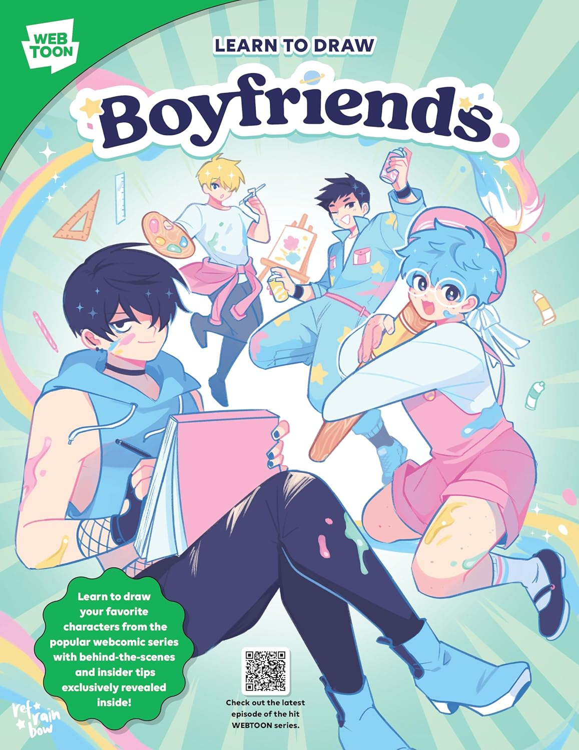 Learn to Draw Boyfriends (Webtoon): Learn to Draw Your Favorite Characters from the Popular Webcomic Series with Behind-The-Scenes and Insider Tips Exclusively Revealed Inside! image number 3