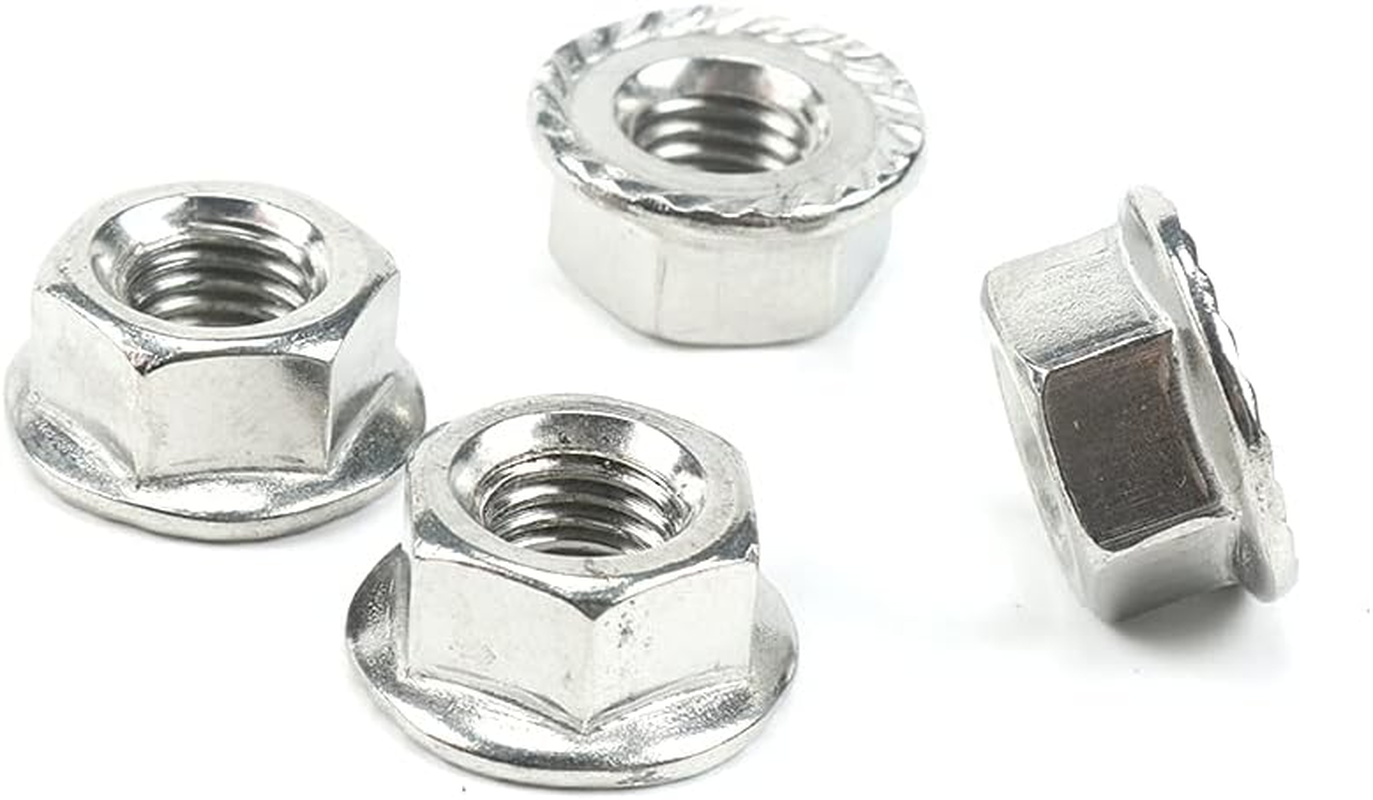 New Exhaust Flange Install Kit Pair Flanges Gaskets C-Clips Nuts Washers for Harley Davidson image number 3