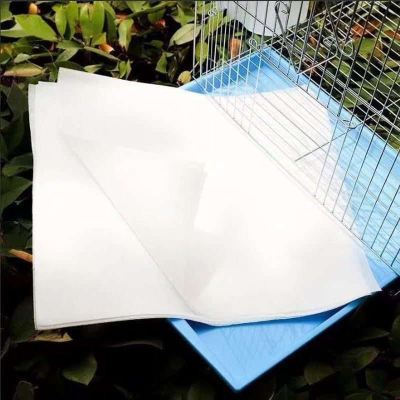 100PCS Bird Cage Liner Papers, Disposable Pet Birdcage Padding Paper,11&times;15 In,Disposable Bird Cage Liner Pads,Non-Woven Fabric Parakeet Cage Liners for Easy Cleanup,High Absorbency & Durability, Customizable Bird Cage Accessories for Parrots & Other Birds image number 2