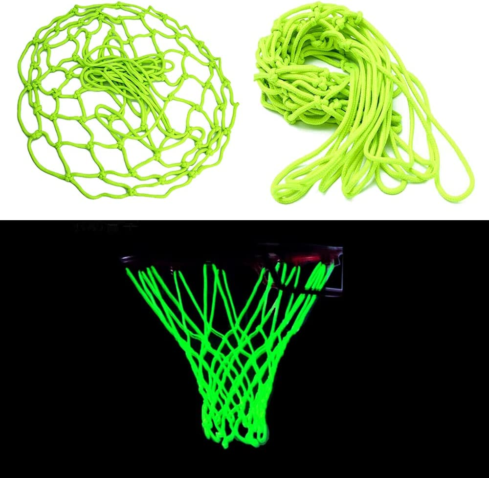 Amazing Glow in the Dark Light Sun Powered Basketball Hoop Net Shoots Training image number 1