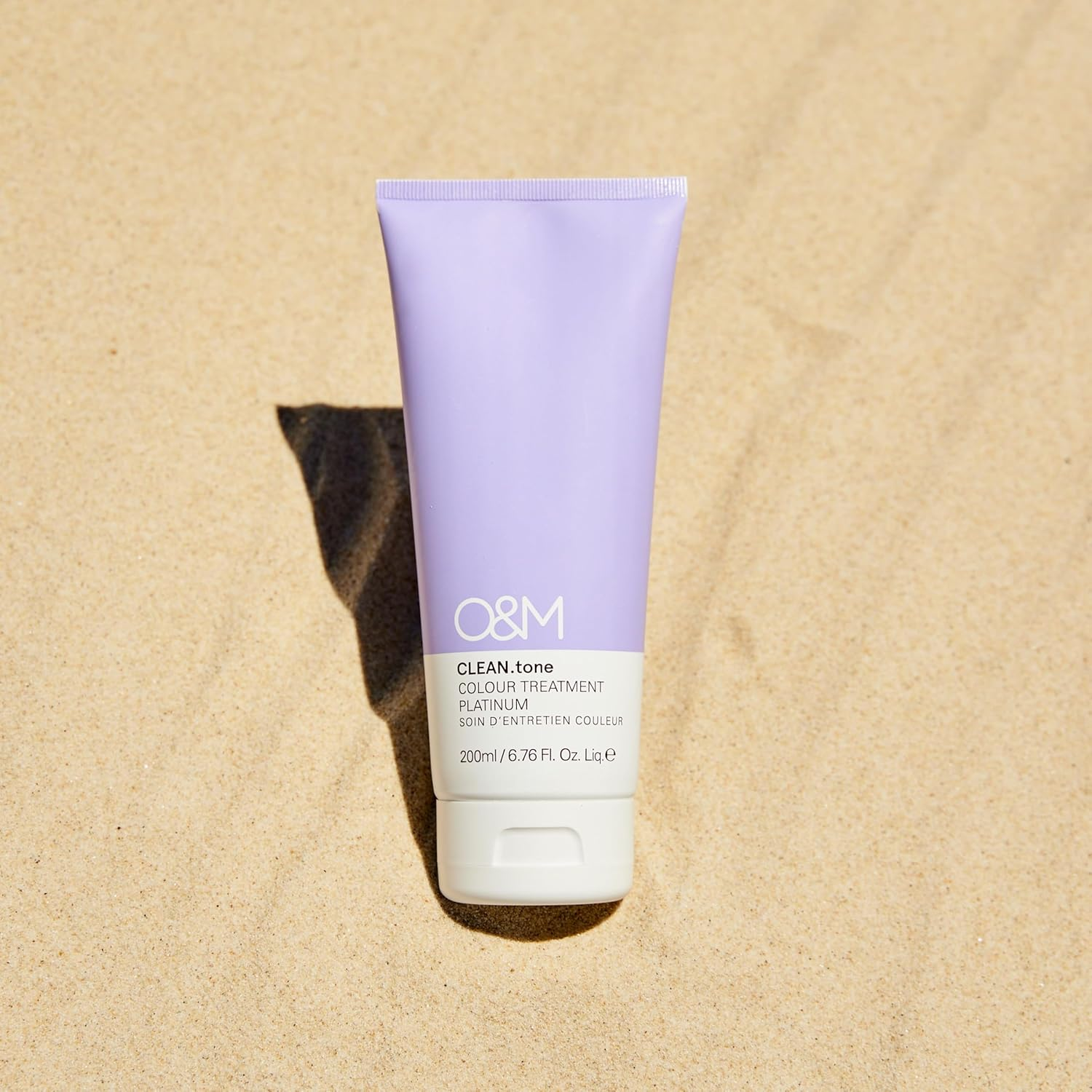 O&M Clean.Tone Platinum Colour Treatment for Light Blonde to Lightest Blonde Hair- 200Ml- Clean from Sulfates, Parabens, Silicones, MIT, Phthalates,Triclosan, Propylene Glycol & Gluten, PETA Certified, Vegan and Cruelty Free image number 3