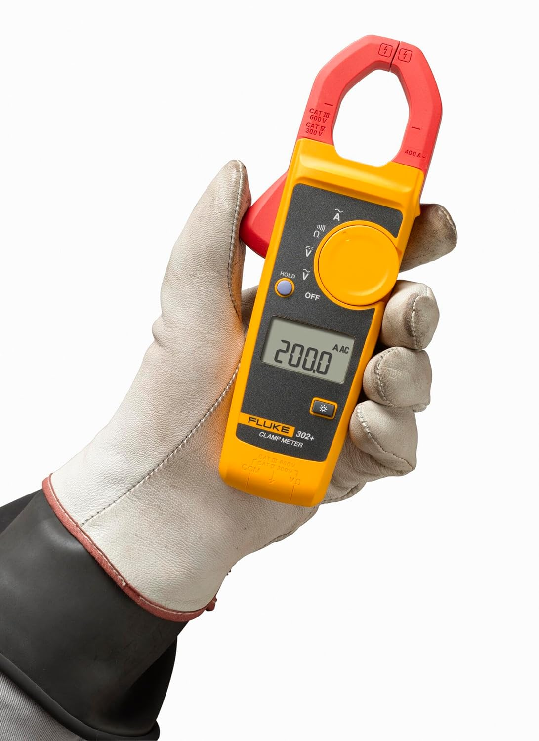 Fluke 302+ 400AC Clamp Meter (FLUKE-302+/EM ESP) image number 4