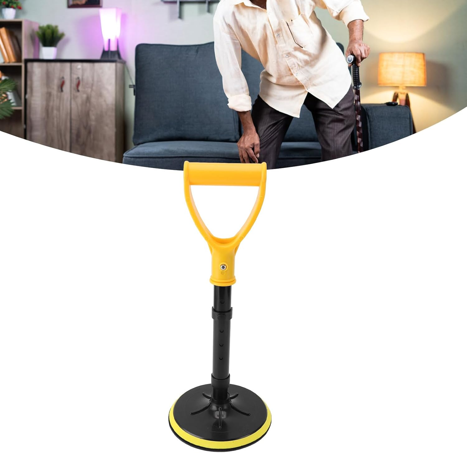 Mobility Aids Tool Help Seniors Get up from Floor Ground, Adjustable Standing Assist Supports Equipment, Stand Assist Mobility Tool Elderly Lift Assist Devices for Old People image number 2