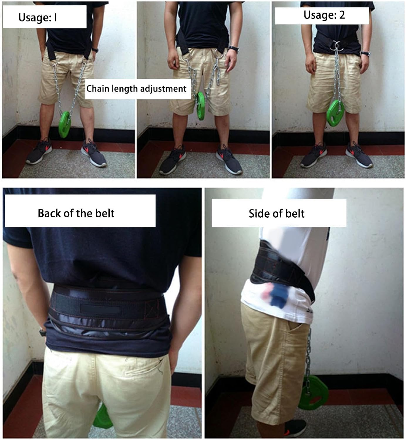 Weighted Dip Belt, Strength Training Soft Dip Belt Tear Resistant for Weightlifting for Pull Up image number 2